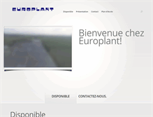 Tablet Screenshot of europlantsas.com